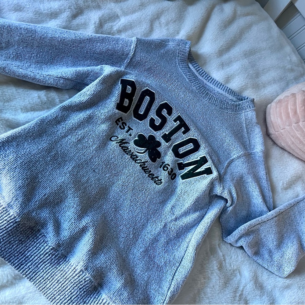 Boston Girls Gray Sweater